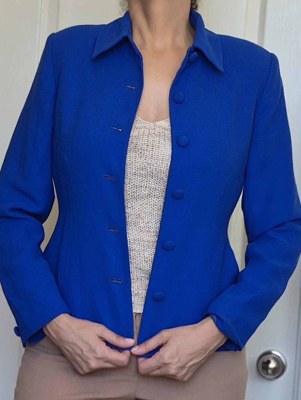 Casual Corner Vintage Button up Blazer/Jacket Sz 8